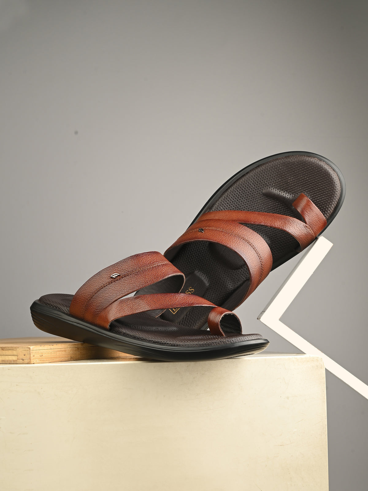 Regalia Comfort Leather Slippers - The Heels India