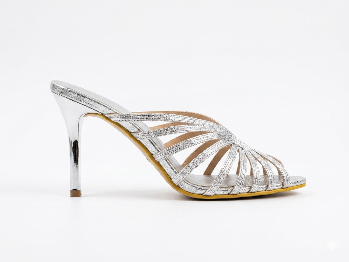 Ellen Premium Fancy Peep Toe Pencil Heels