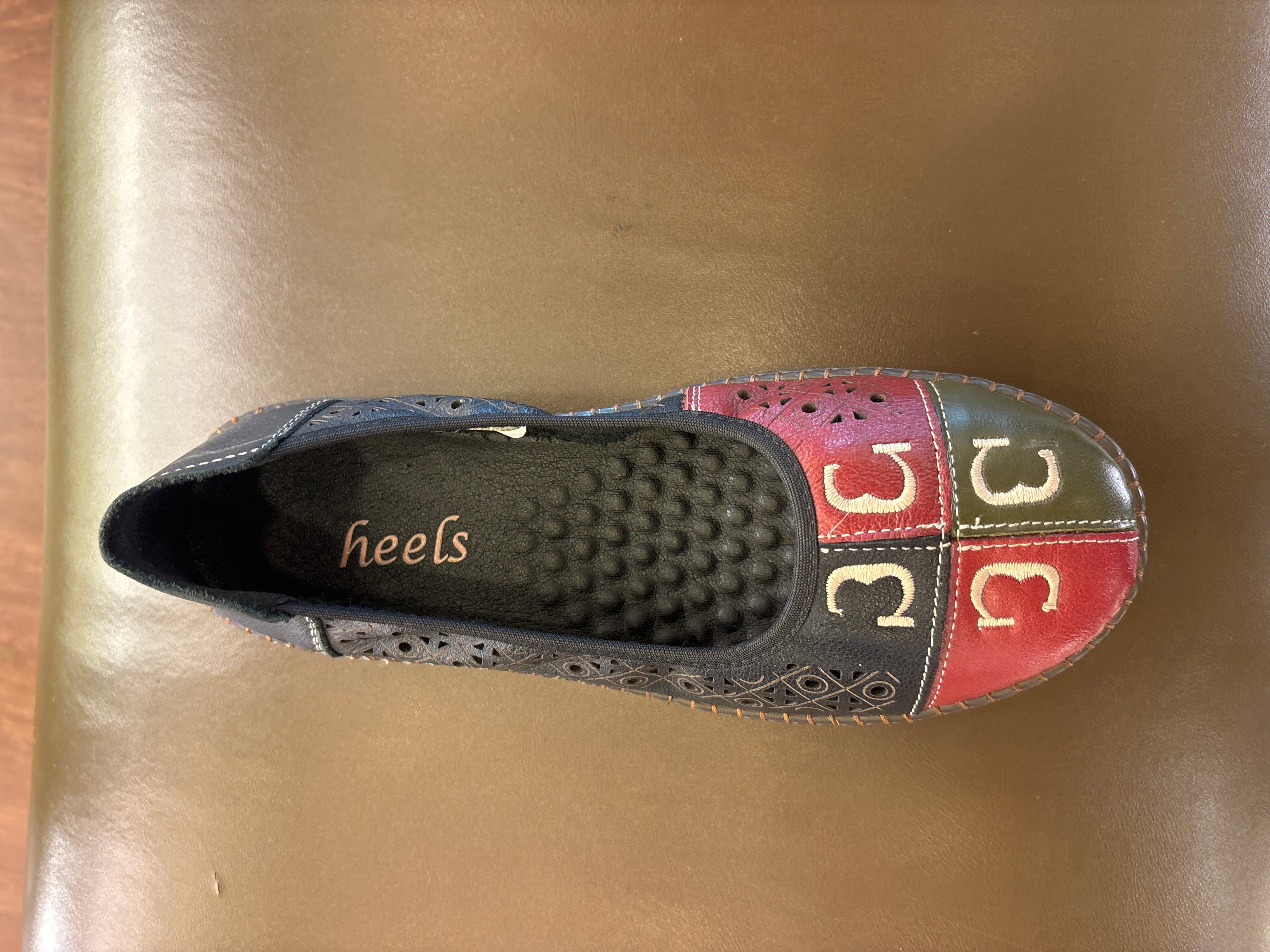 Odette Premium Leather Multy Comfort Ballerinas - The Heels India