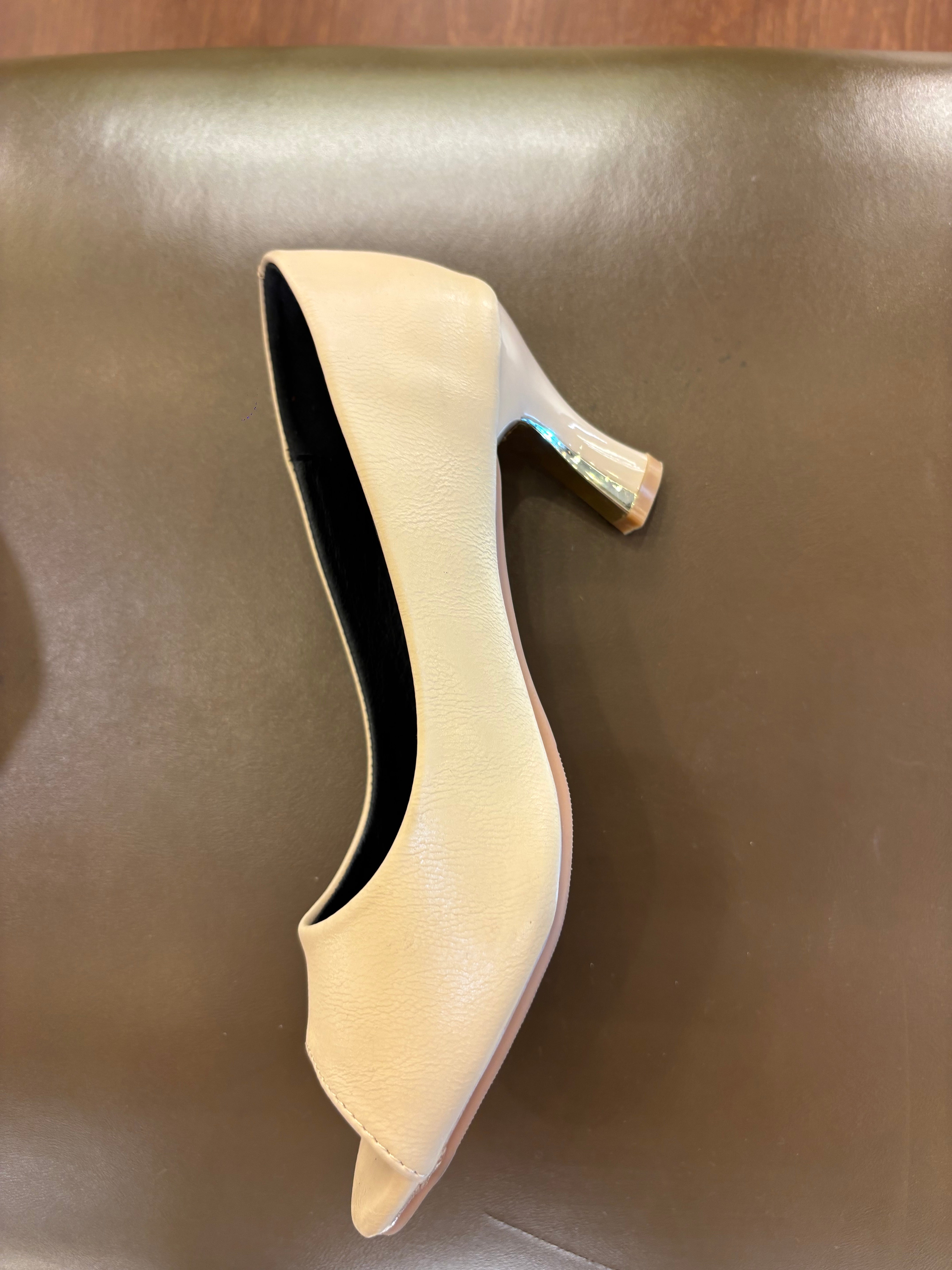 Opera Peep Toe Pencil Heels