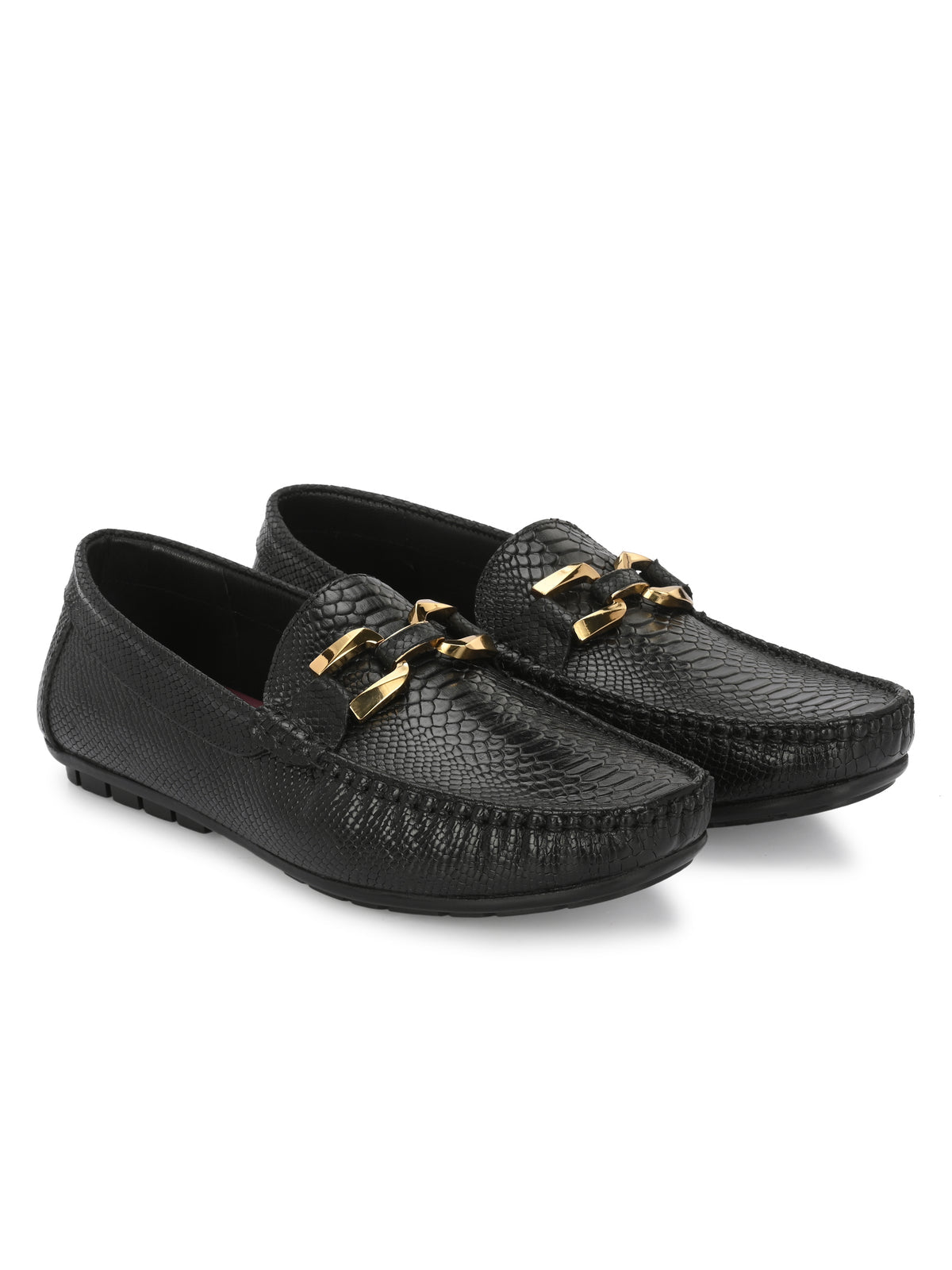 Hertz Platinum Leather Loafers - The Heels India