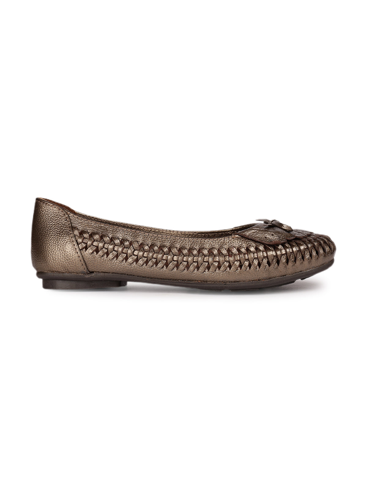 Felipe Leather Fringe Ballerinas