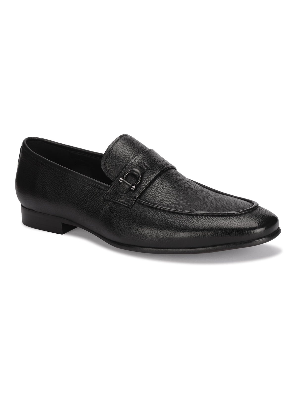 Fred Premium Black Formal Moccasins