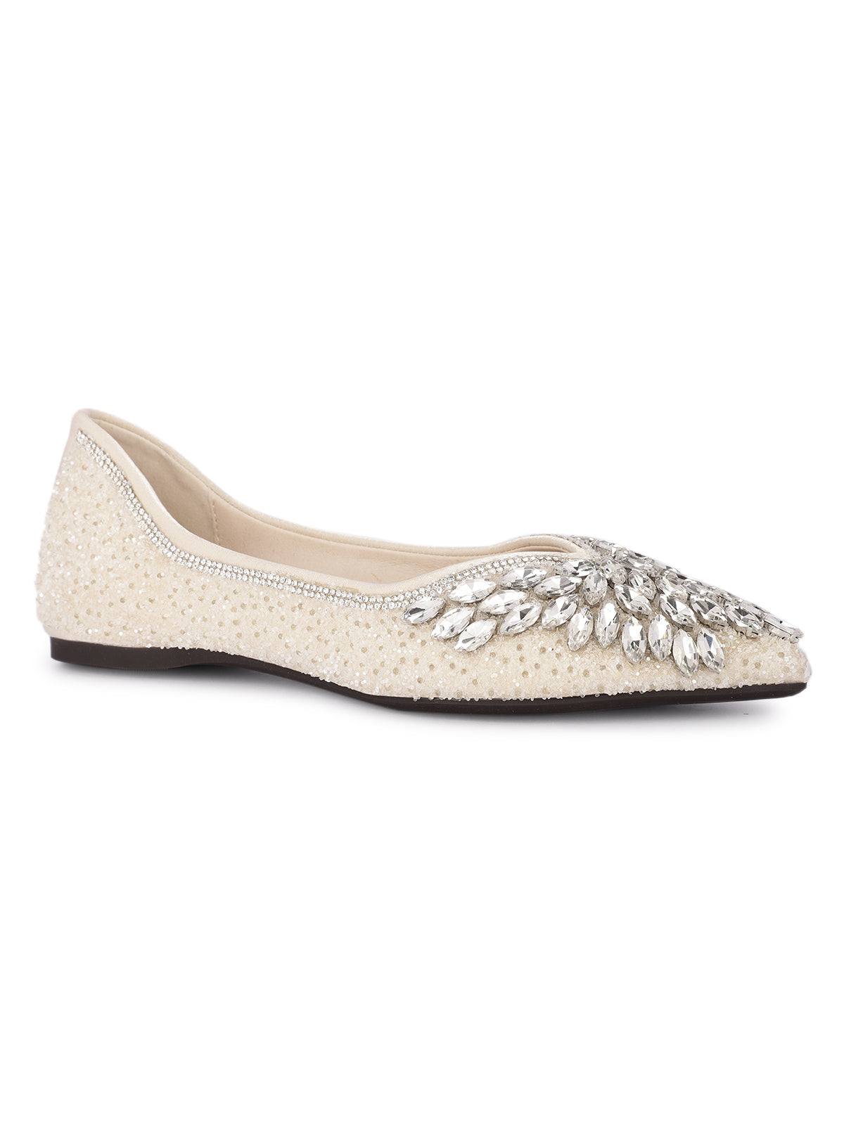 Bonita Bling Embellished Ballerinas