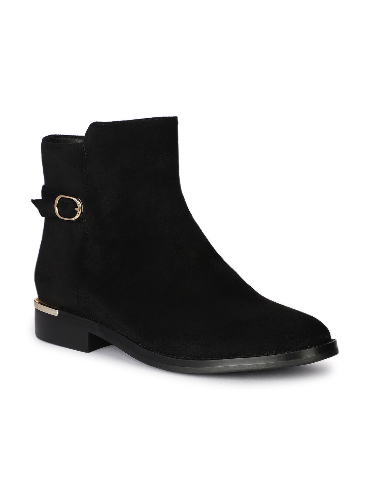 Amber Premium Suede Ankle Zip Winter Boots