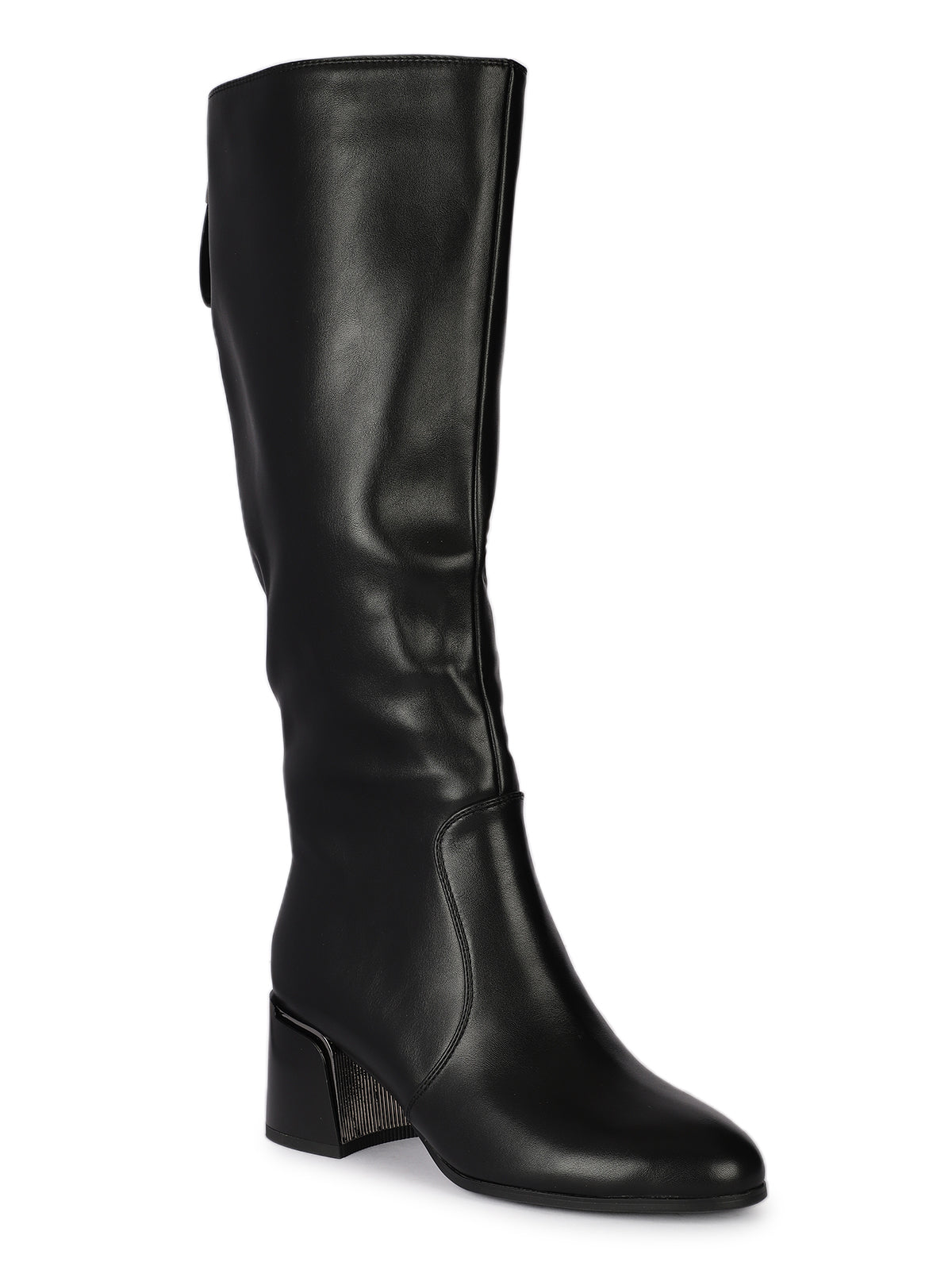 Valentina Atelier Premium Thigh High Boots with Block Heels