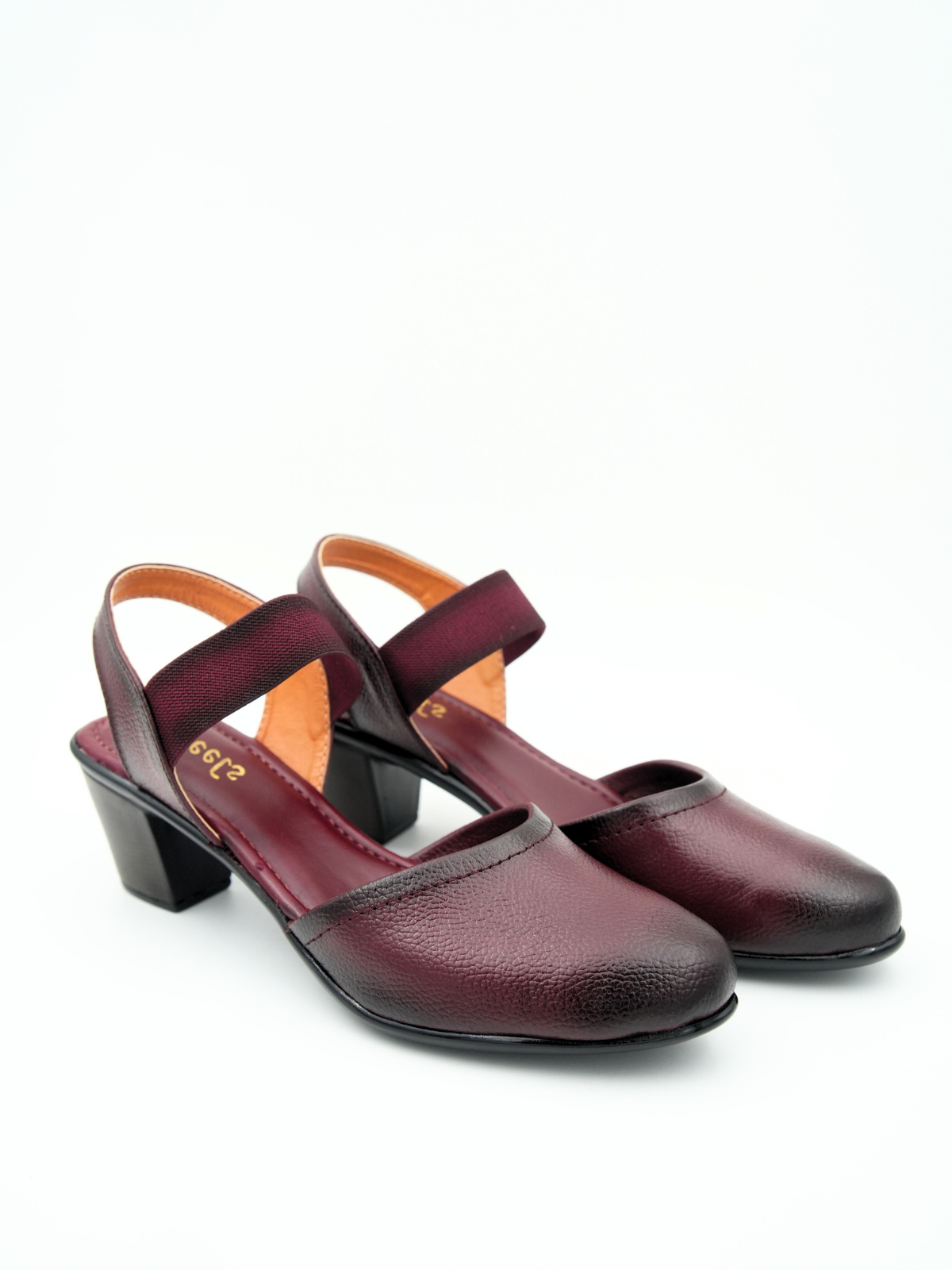 Marcia Leather Block Heel Pumps