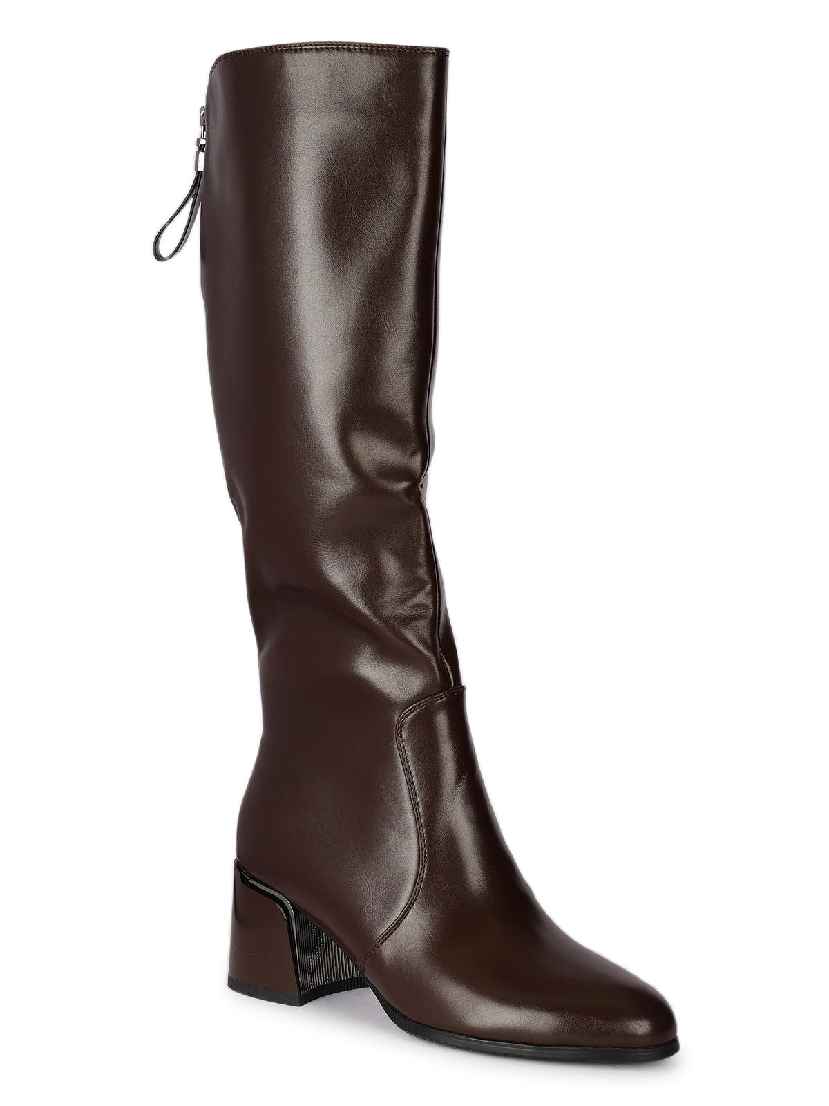 Valentina Atelier Premium Thigh High Boots with Block Heels