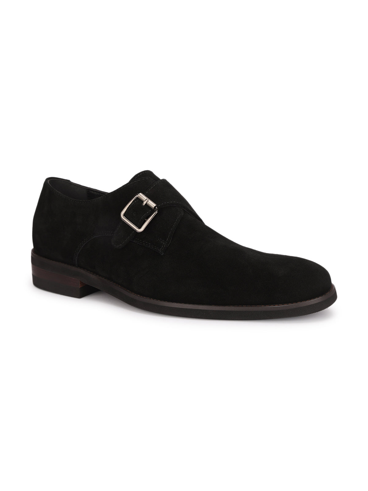 Salvatore Suede Leather Monk Strap