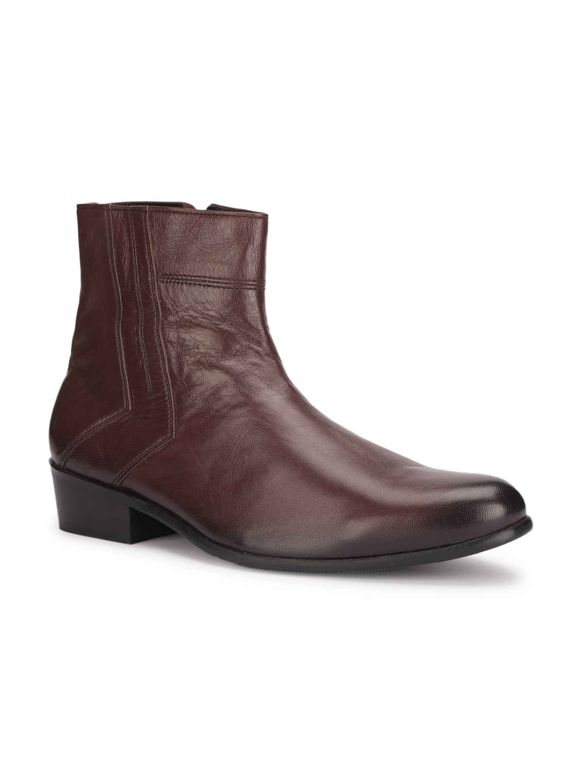 Henry Cuban Heel Leather Boots