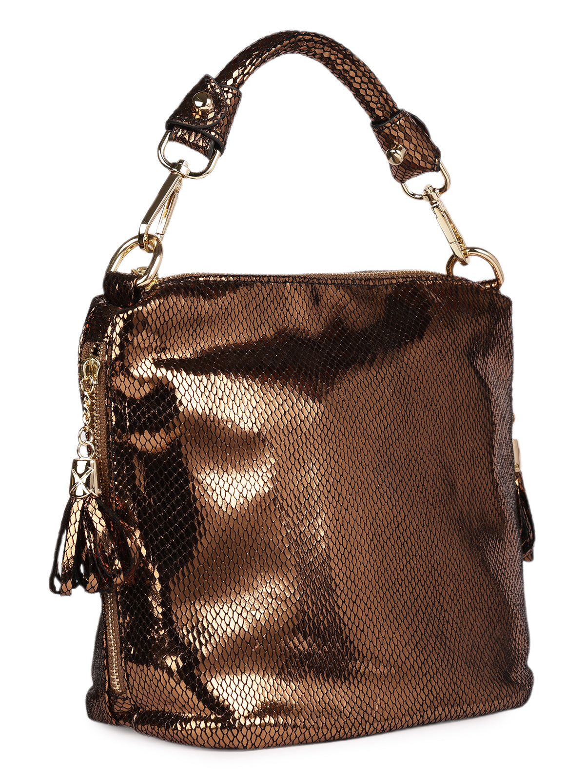Ramira Shimmer Handle bag