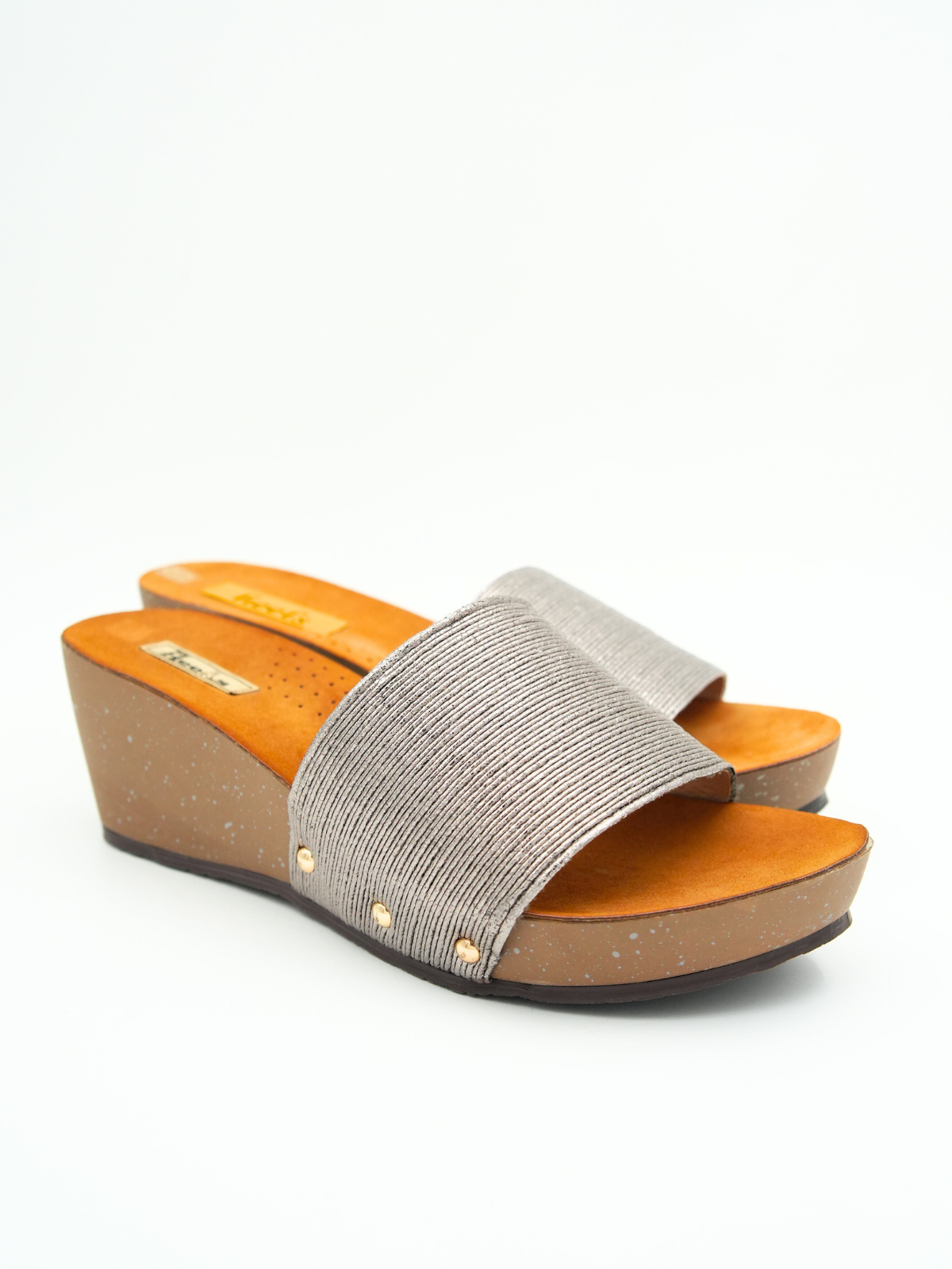 Pauline Wedge Heel Slip Ons