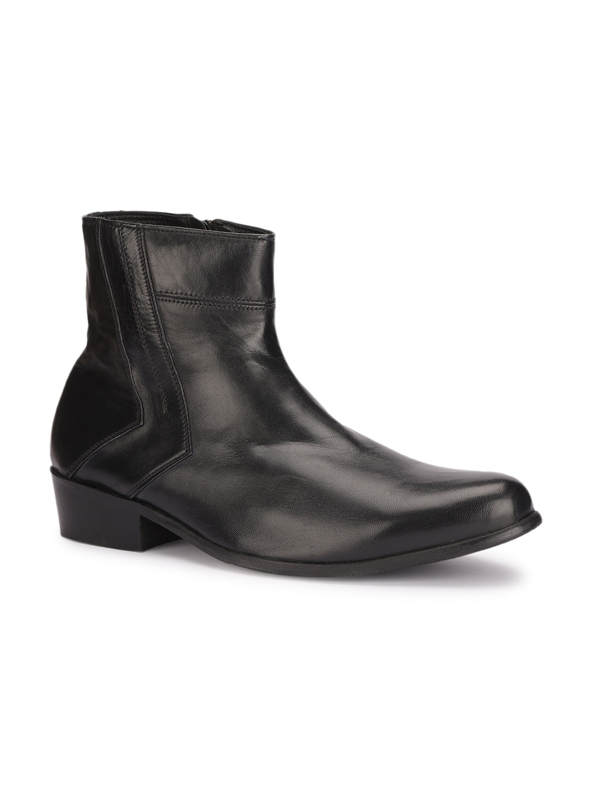Henry Cuban Heel Leather Boots