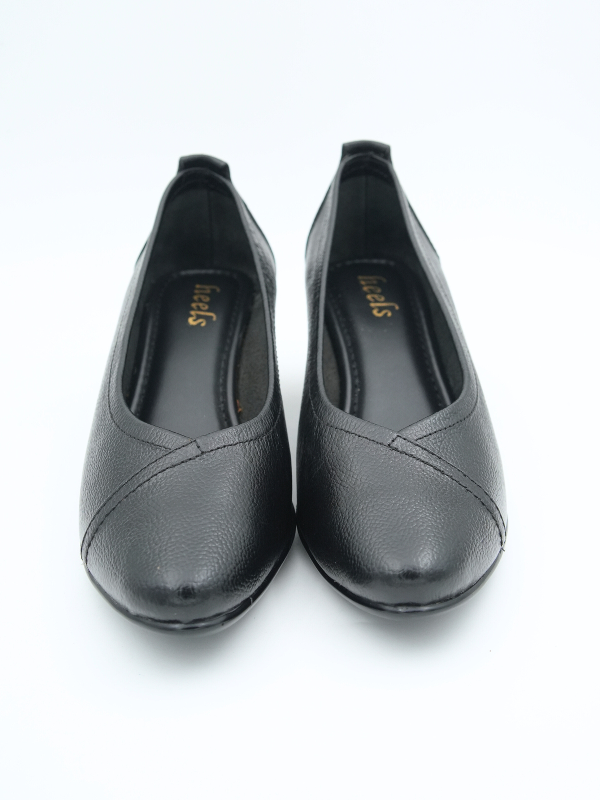 Berlin Leather Classic Block Heel Pumps