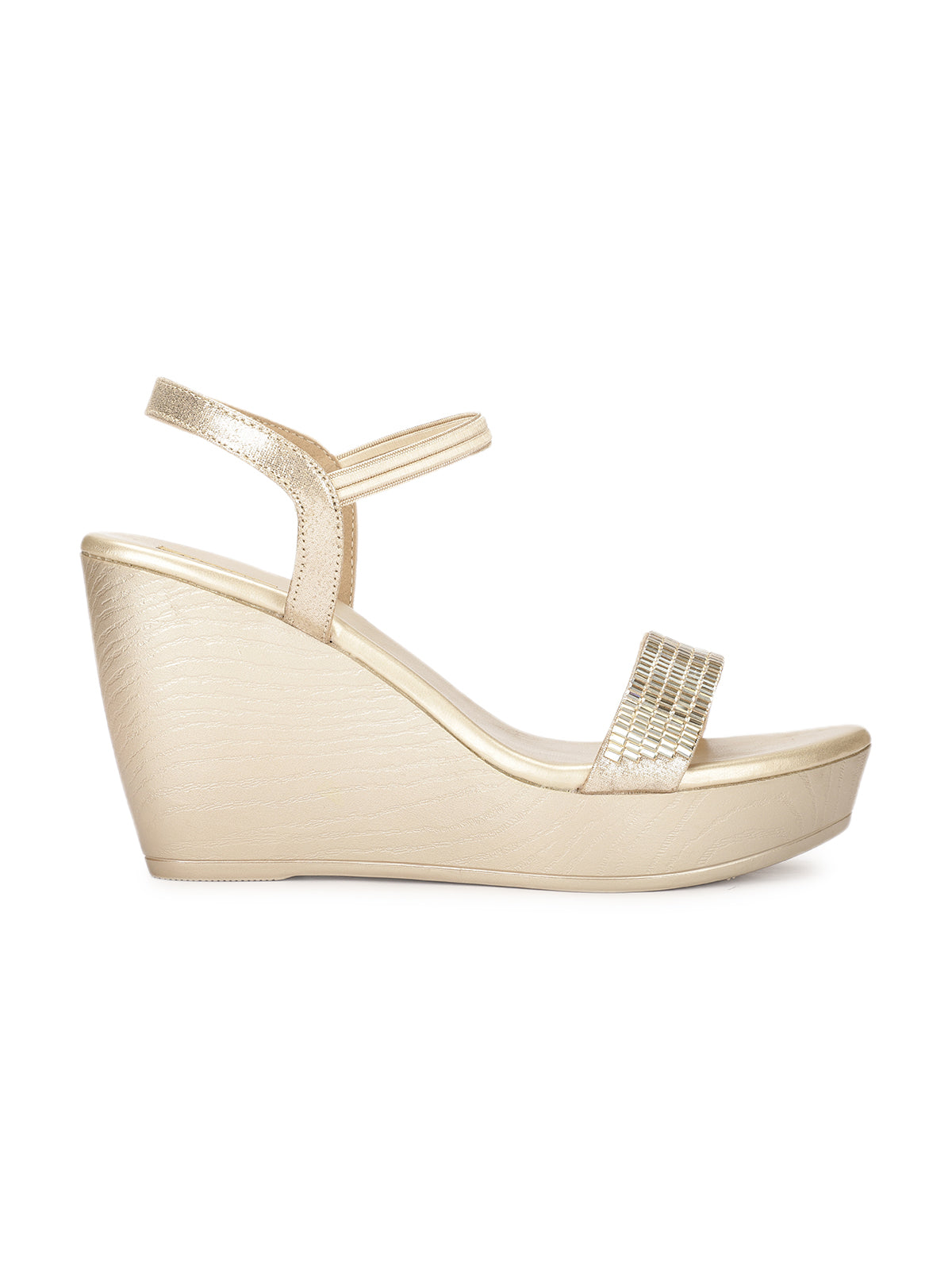 Keira Bling Wedge Party Heels - The Heels India