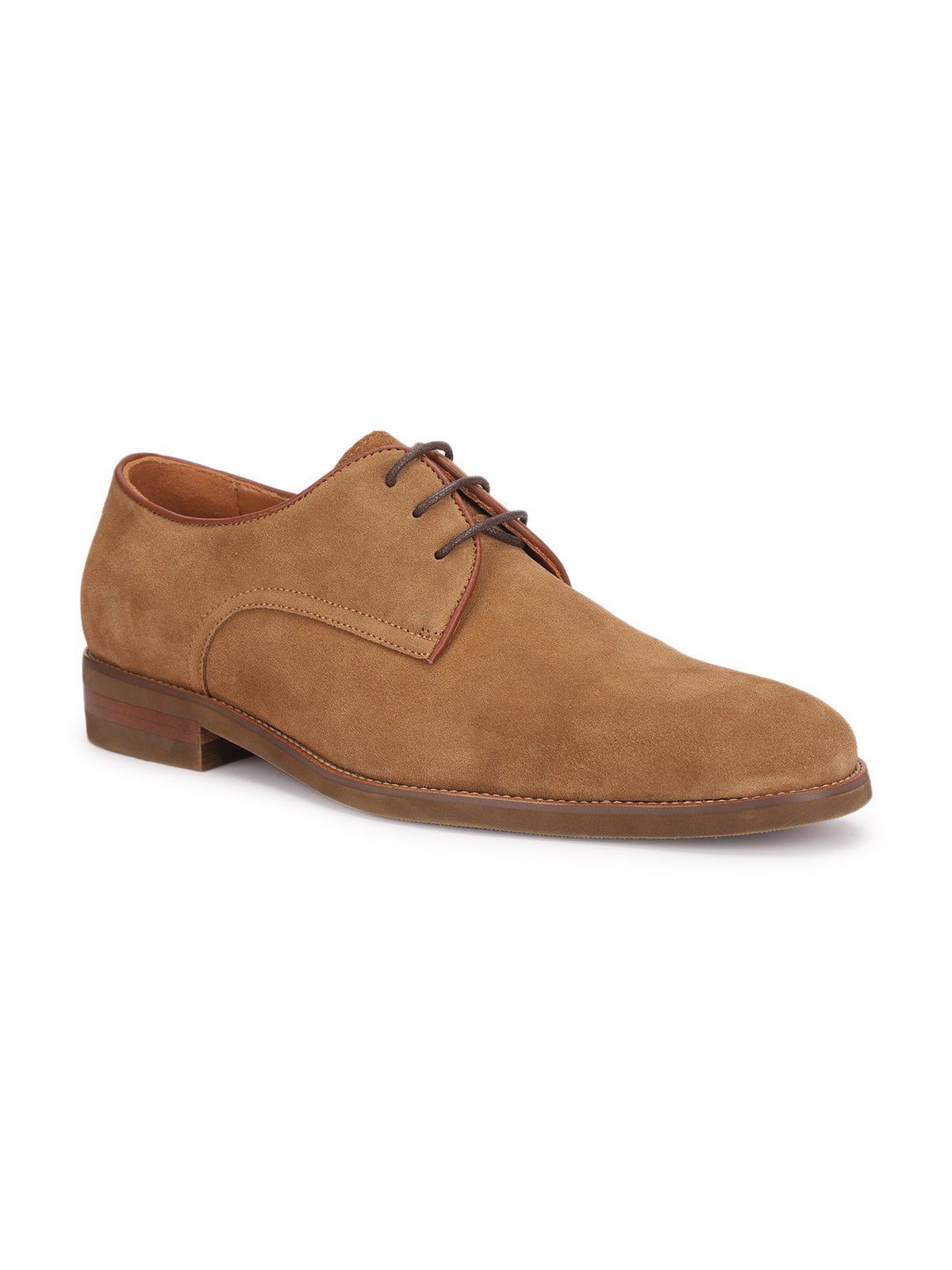 Santiago Premium Suede Leather Lace Ups - The Heels India