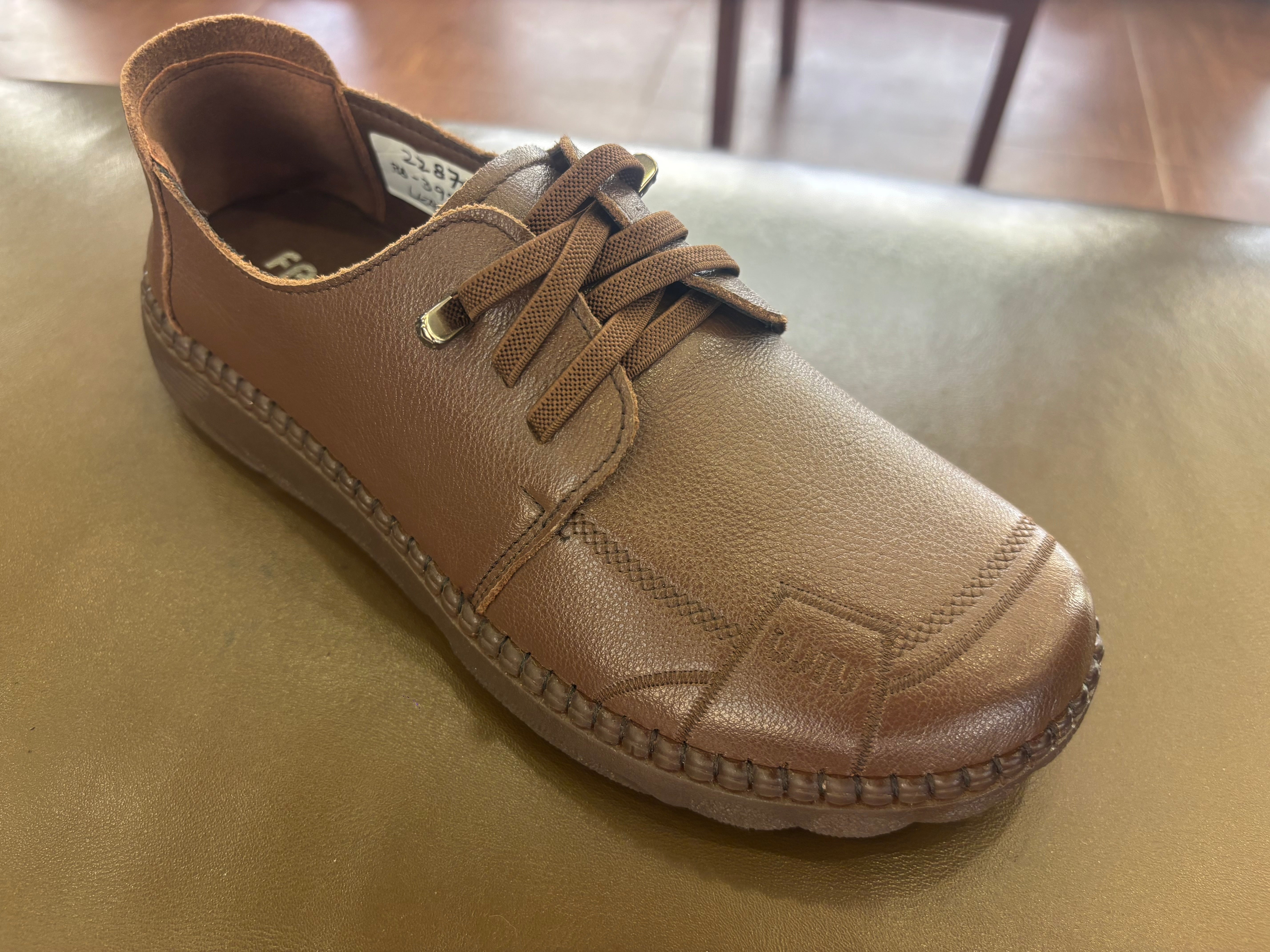 Bianca Premium Leather Comfort Derby Lace Loafers