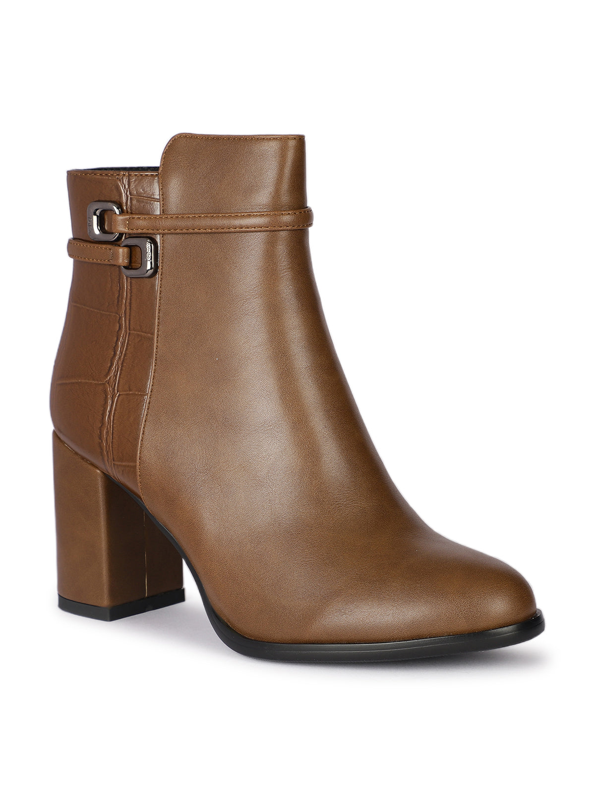 Stella Premium Winter Ankle Block Heel Boots
