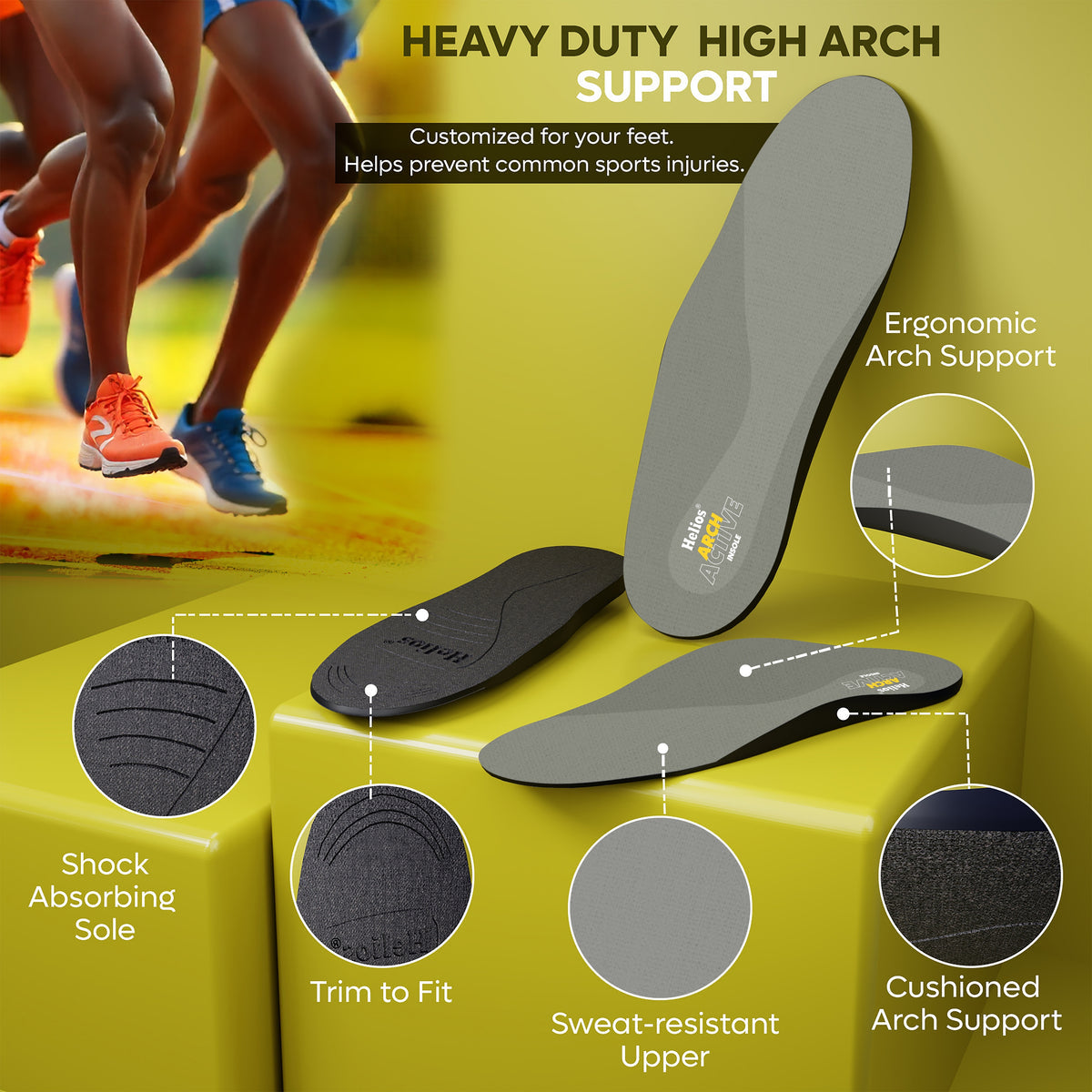 Arch Support Active Insole (Trim to Fit)