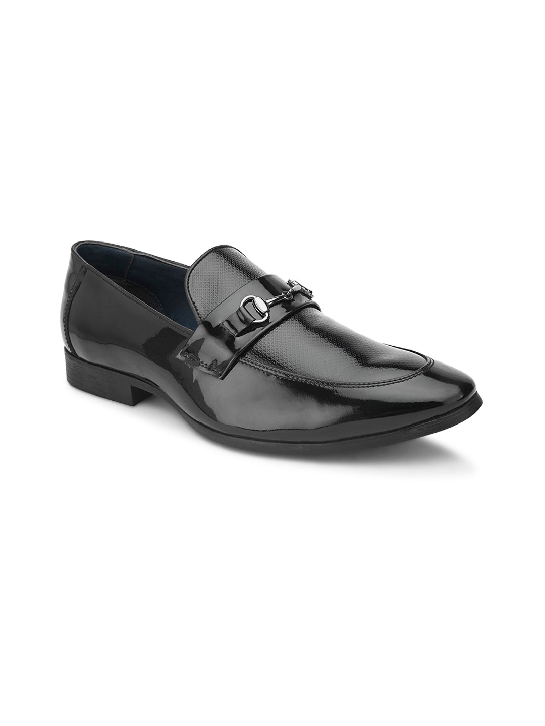 Matthew Black Patent Leather Moccasins - The Heels India