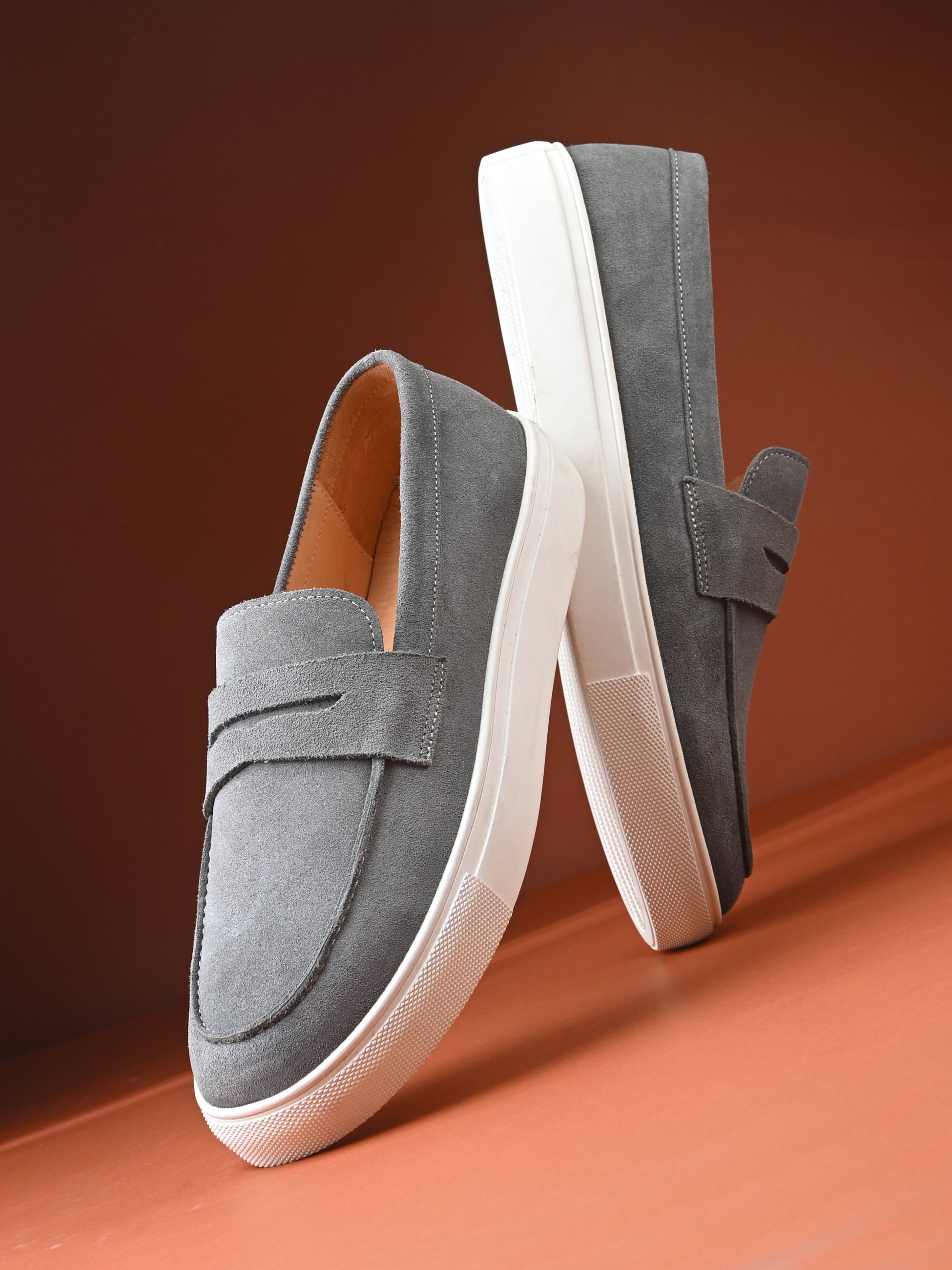 Fabrizio Suede Leather Slipons
