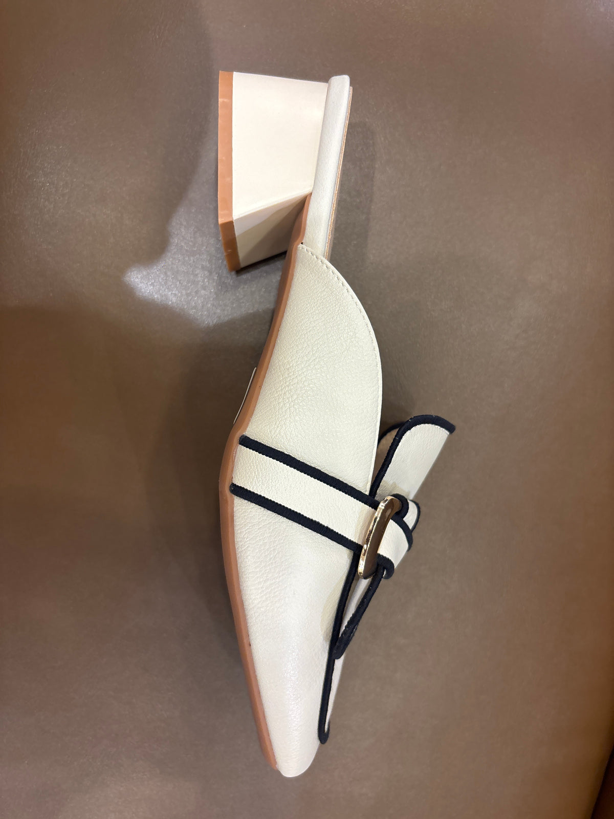 Camila Premium Back Open Block Heel Mules - The Heels India