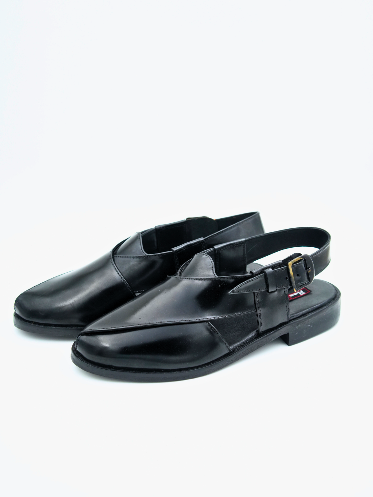 Rampa Leather Ethnic Peshawari Sandals