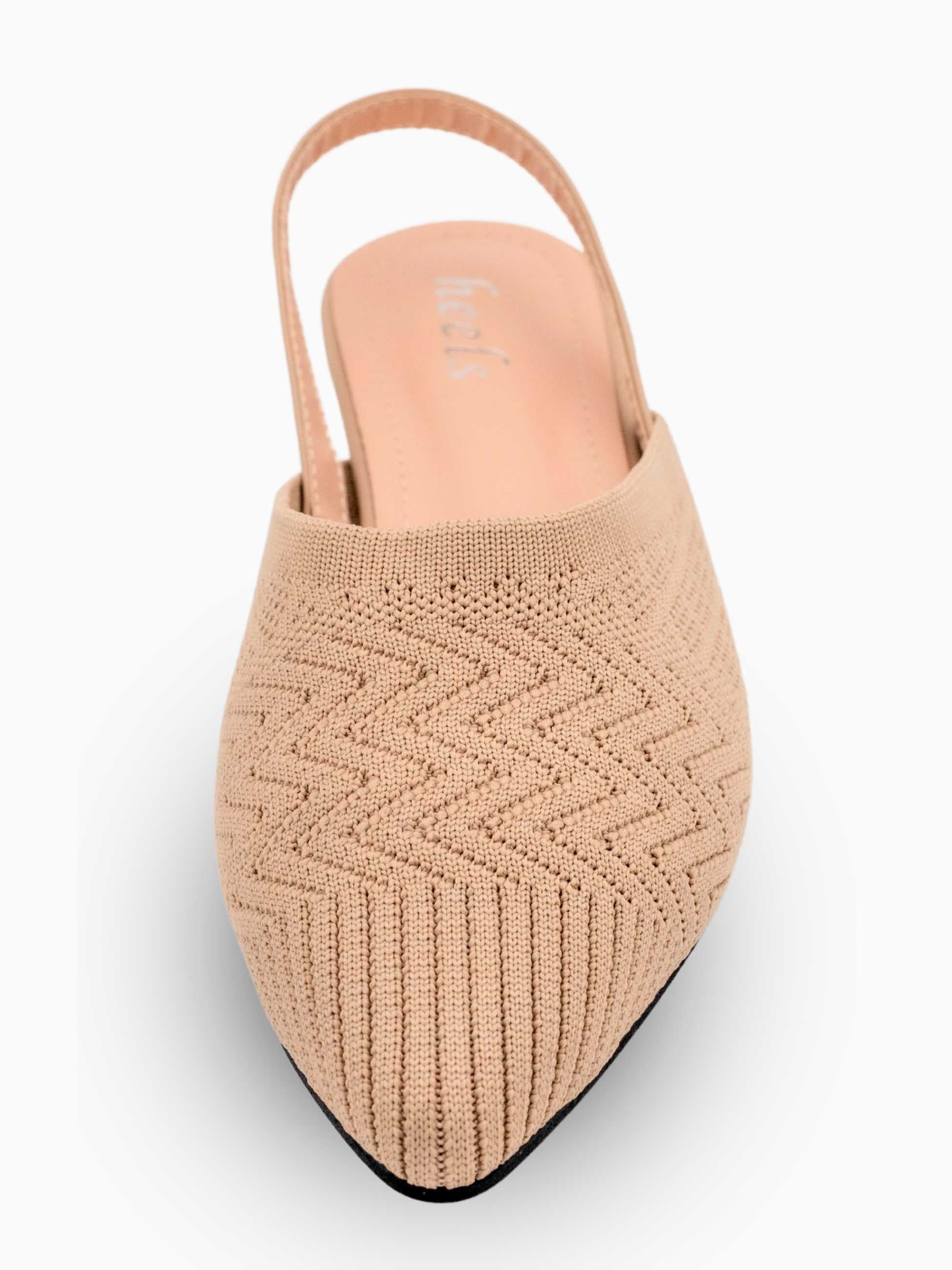 Monroe Crochet Slingback Heels