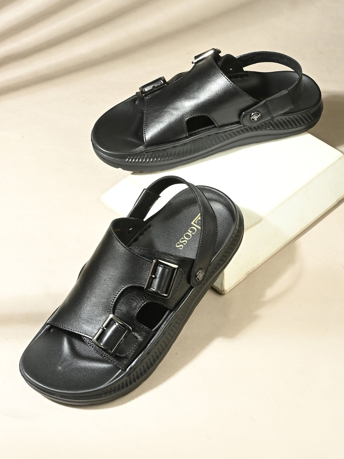 Jeremy Zero Gravity Leather Summer Sandals