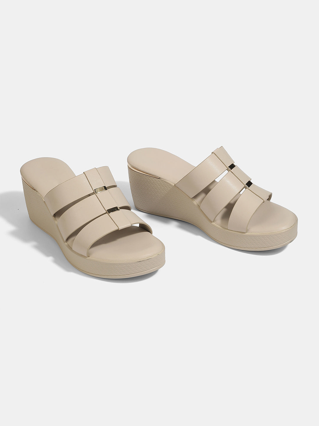 Sydney Wedge Strap Heels