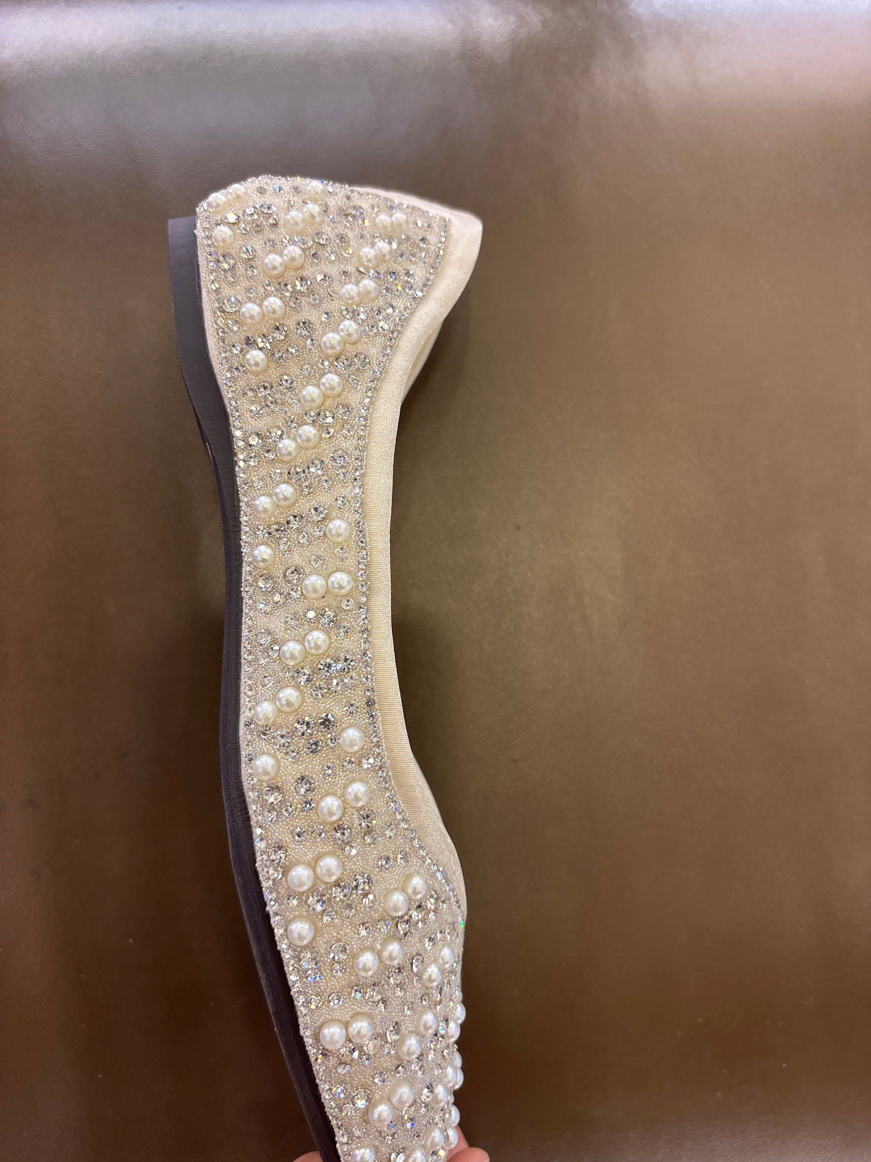 Sandvika Embellished Bling Ballerinas