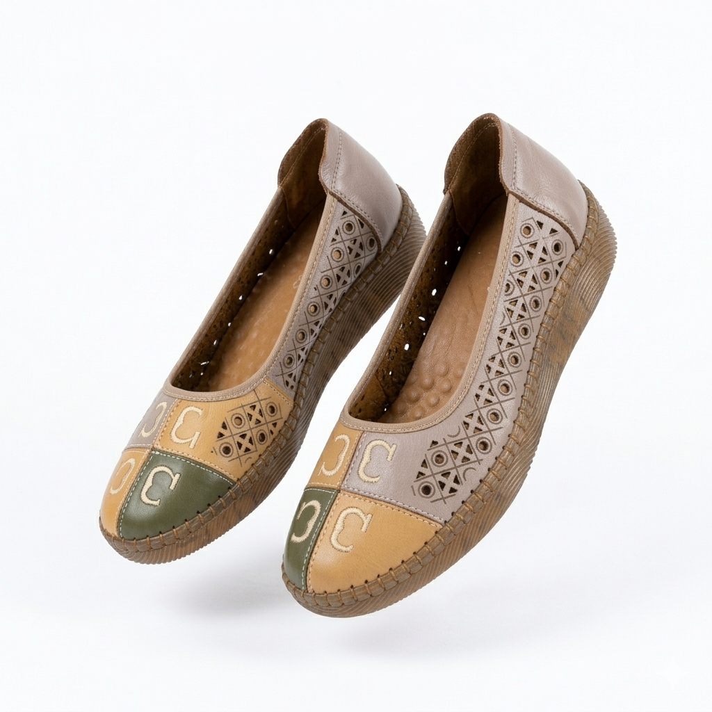 Odette Premium Leather Multy Comfort Ballerinas