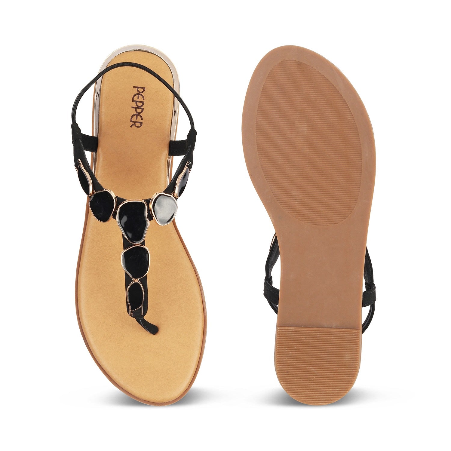 Gitano Flat Back Elastic Sandals