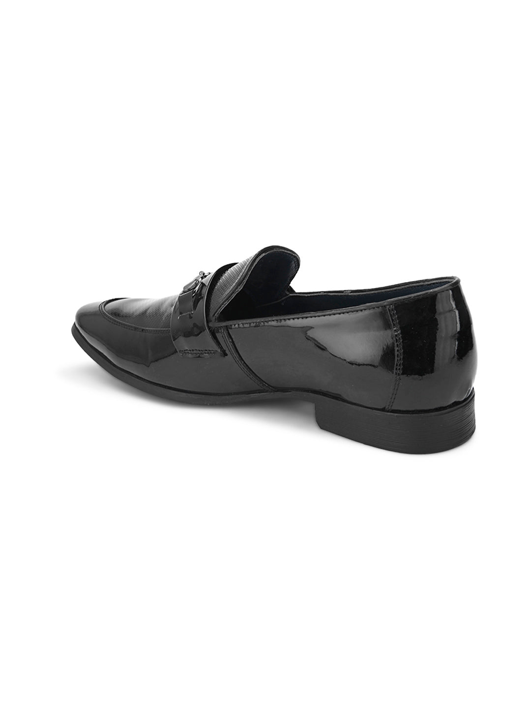 Matthew Black Patent Leather Moccasins - The Heels India