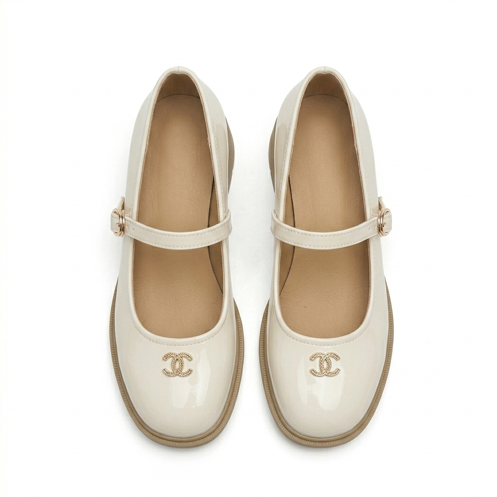 Shuzu Premium Patent Mary Jane Block Heels
