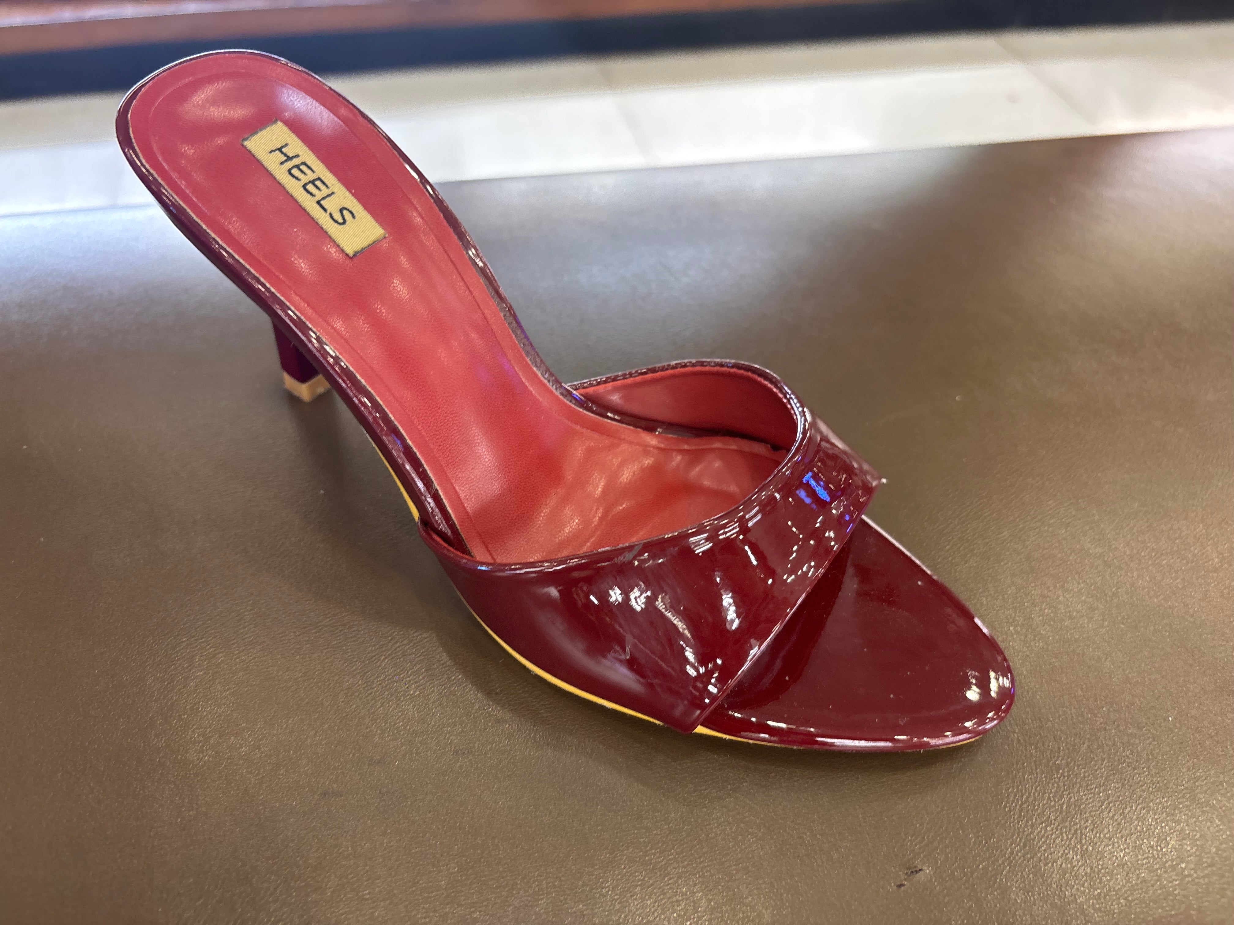 Ellie Premium Patent Pencil Heels