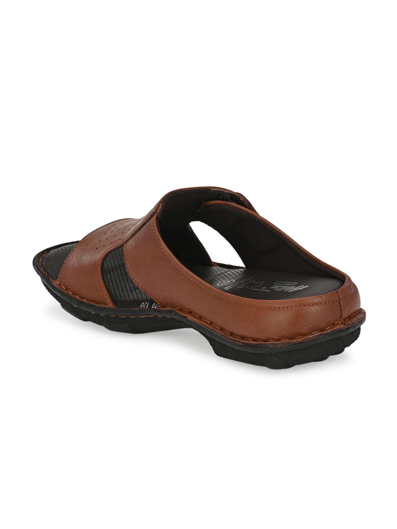 Declan Leather Velcro Cushion Slippers