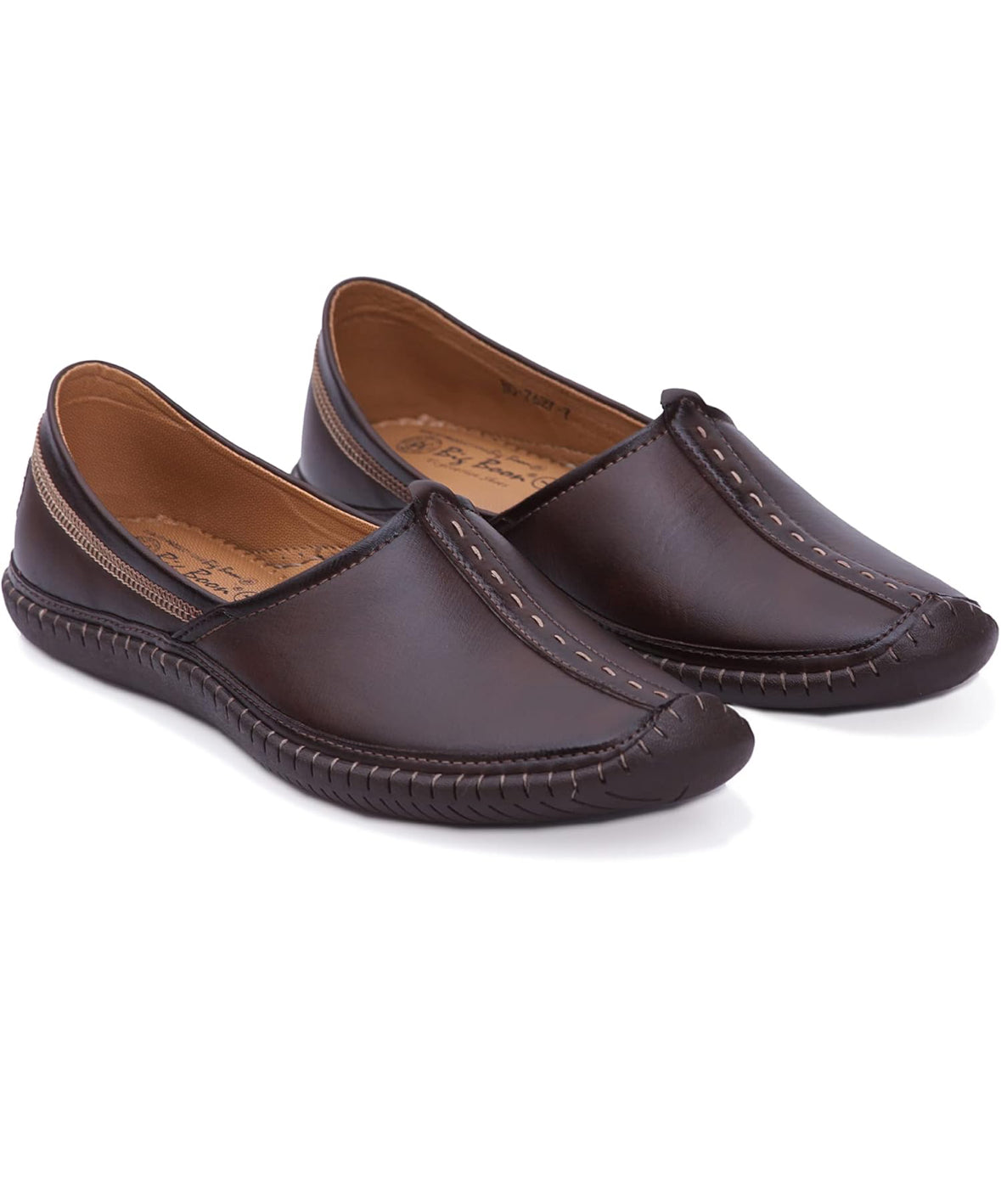 Mitchel Ethnic Cushioned Mojris - The Heels India