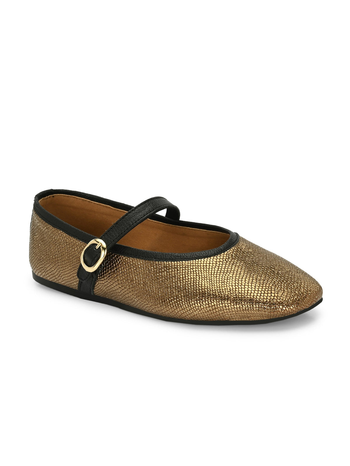 Crimson Leather Mary Janes