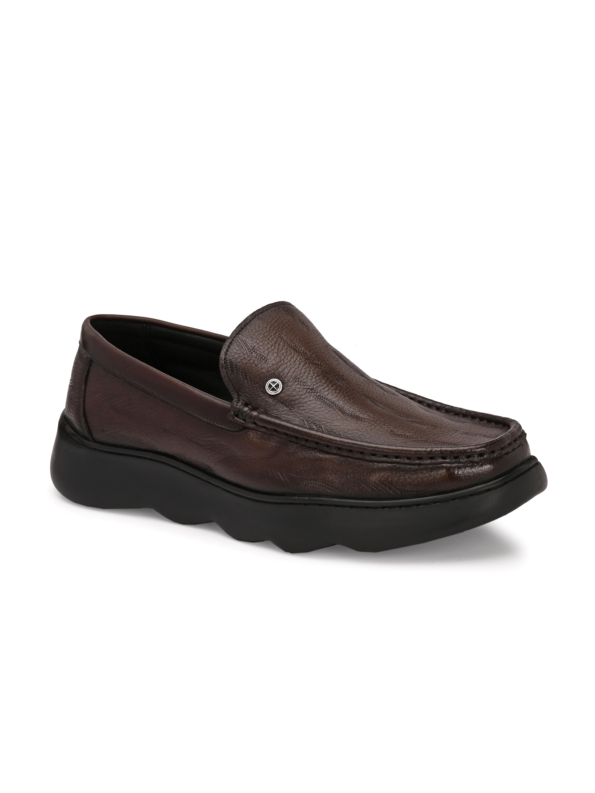 Bravon Luxury Leather Formal Loafers - The Heels India