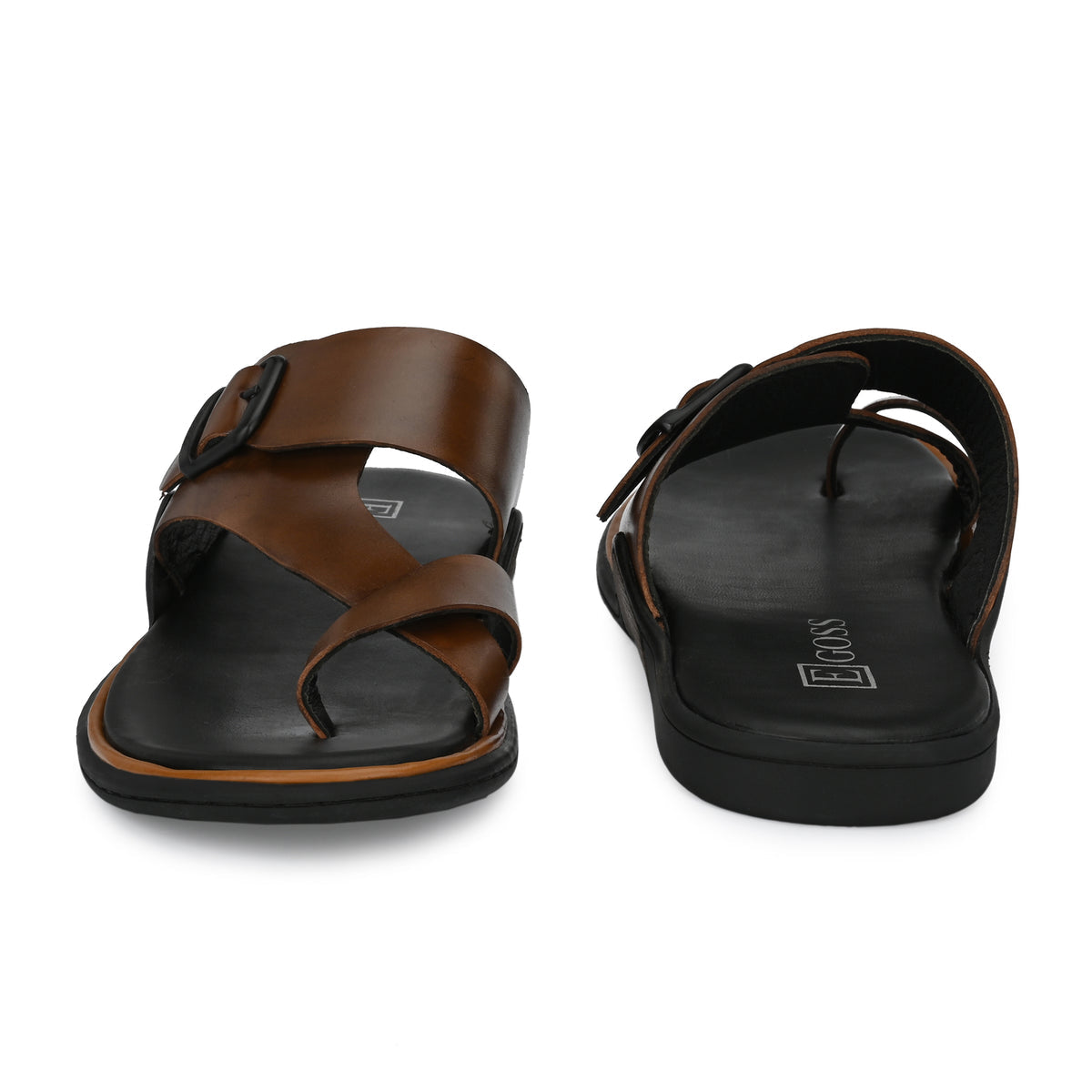 Vance Cushion Leather Thumb Slippers - The Heels India