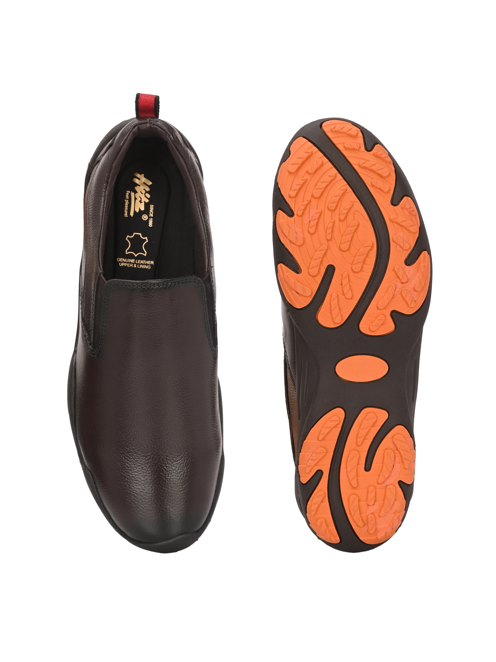 Strado Casual Leather Loafers - The Heels India