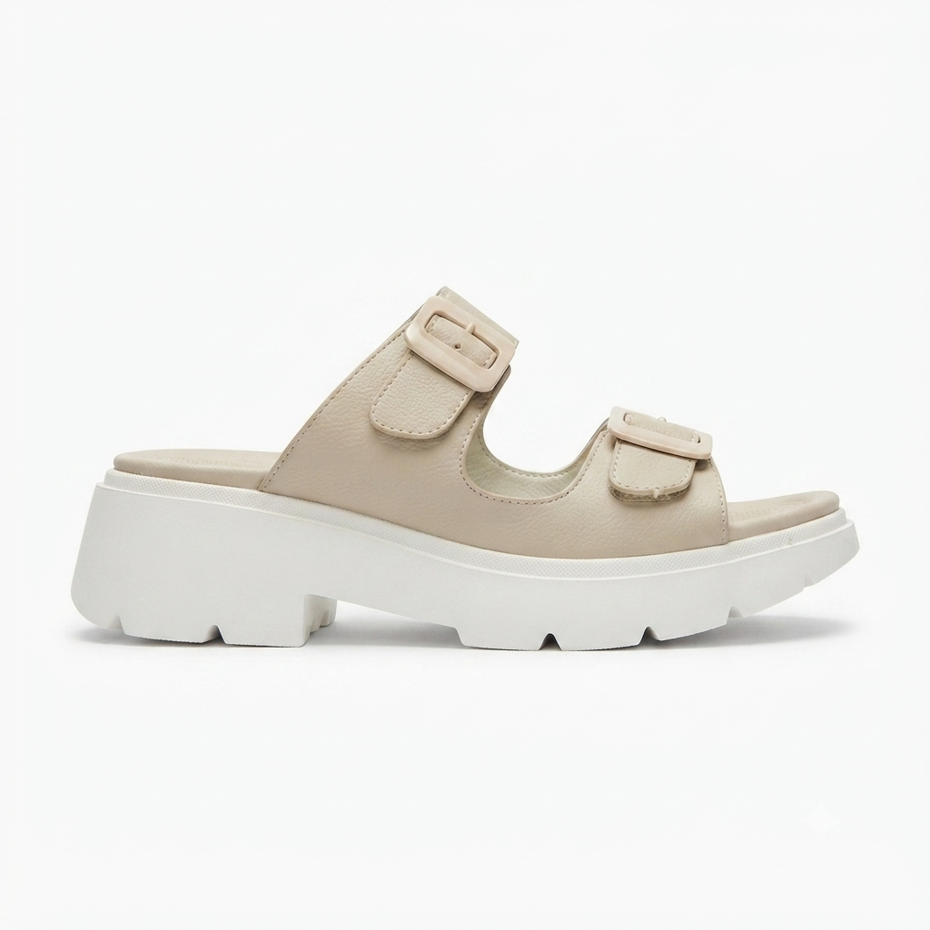 Elara Comfort Chunky Summer Strappy Slippers