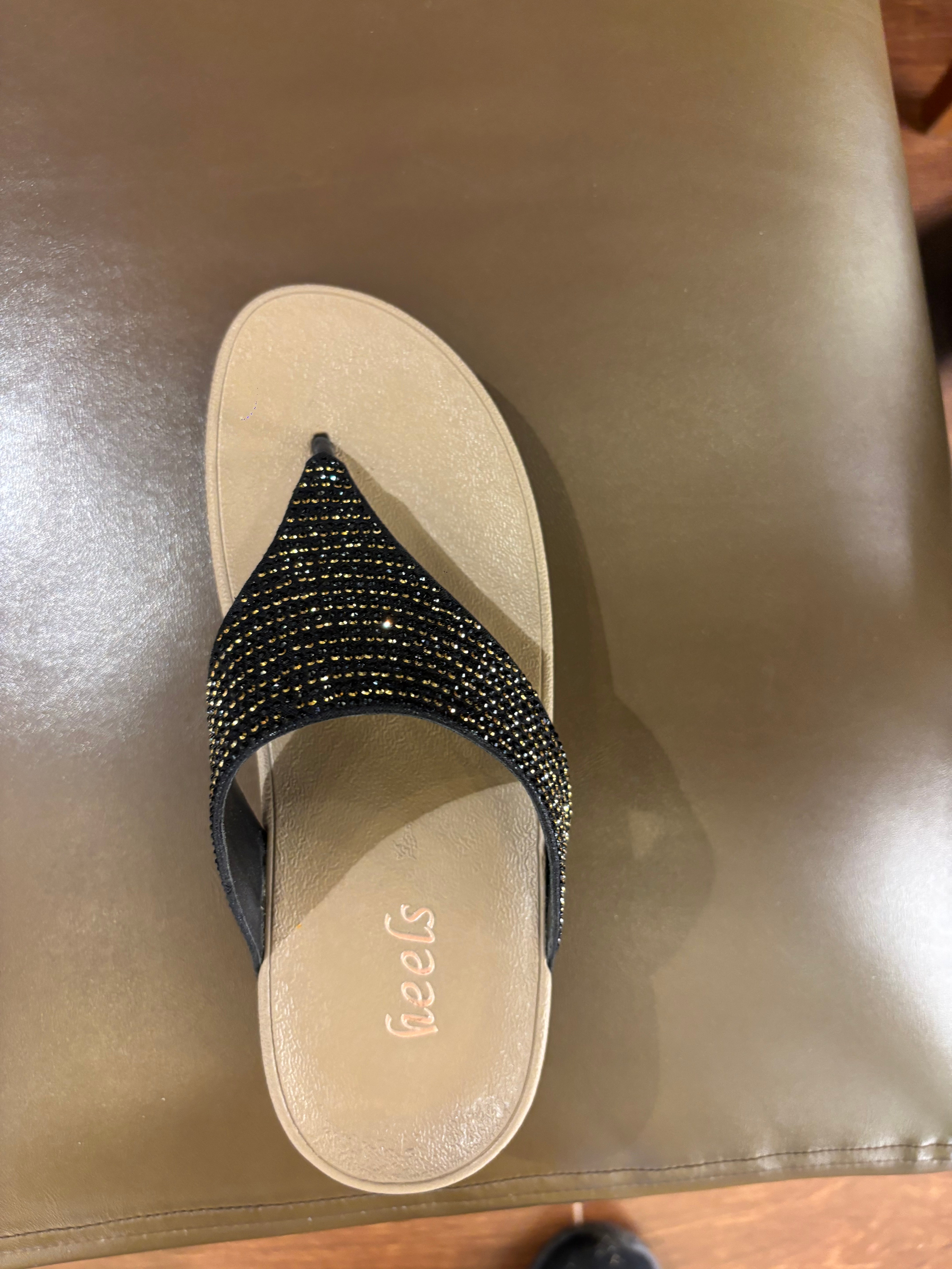 Gemma Bling Comfort Lite Flit Flop Slippers