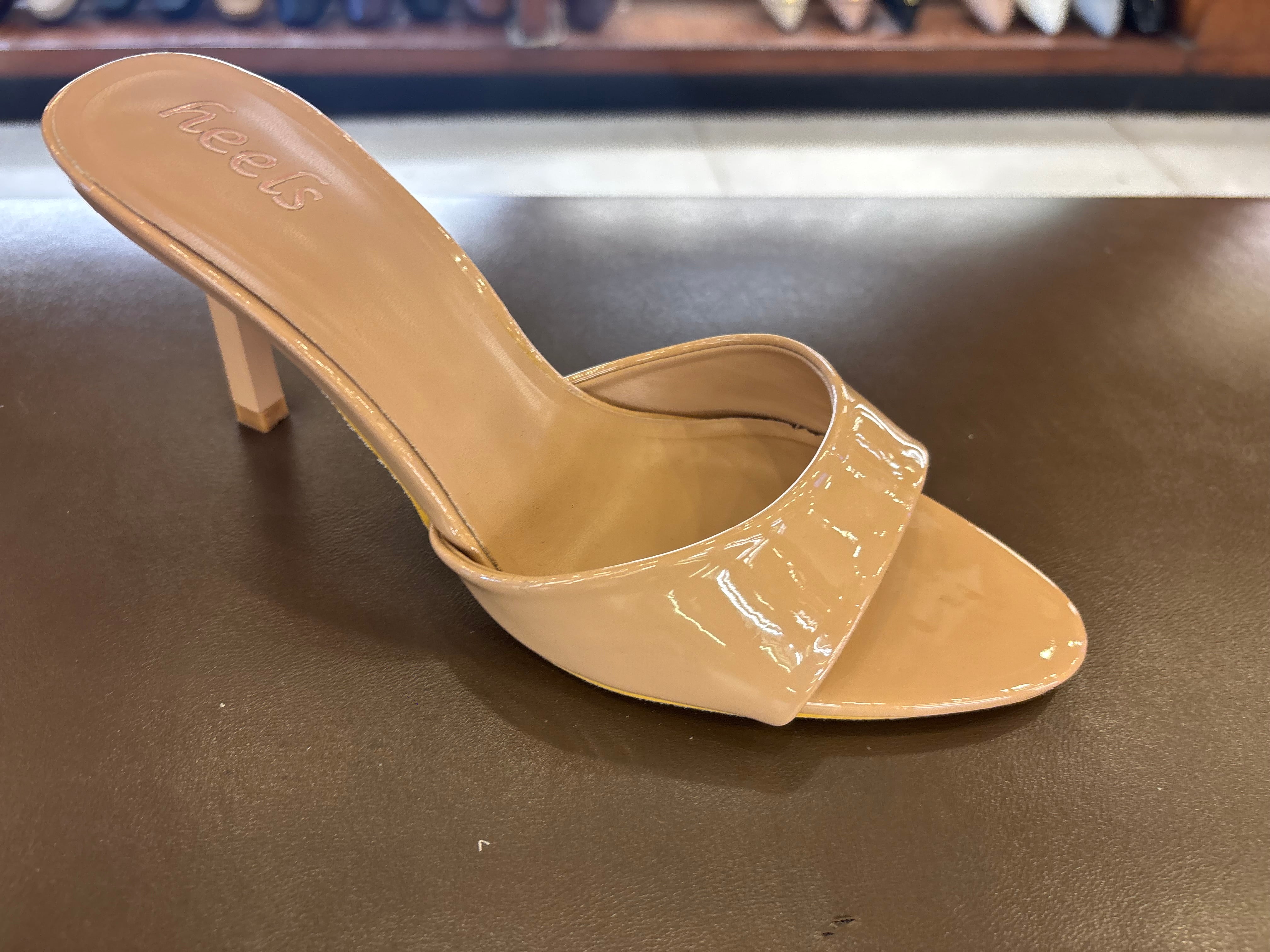 Ellie Premium Patent Pencil Heels