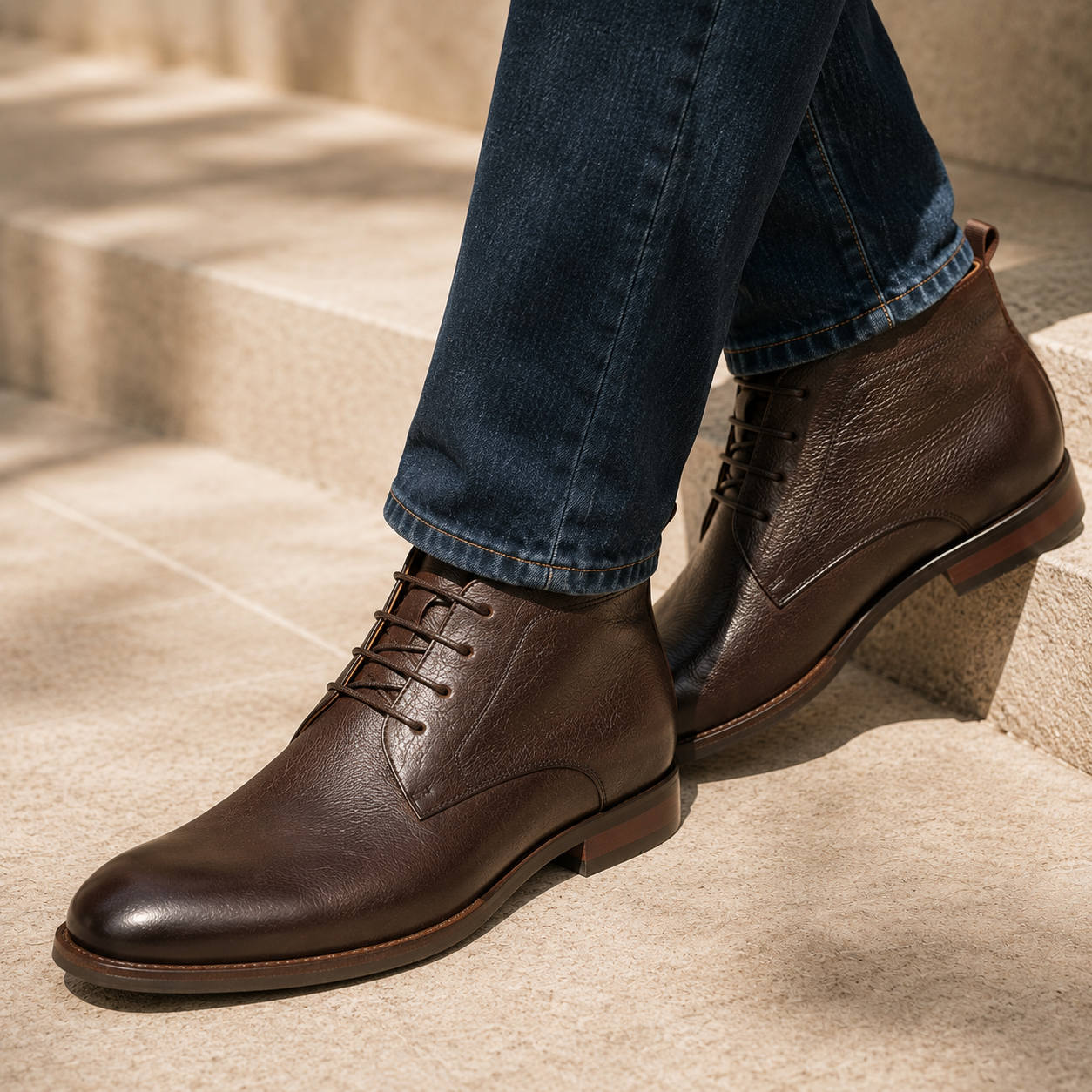 Torino Premium Leather Lace Boots