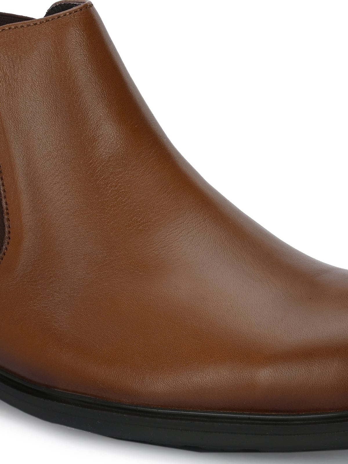 Chelsea Platinum Leather Boots - The Heels India