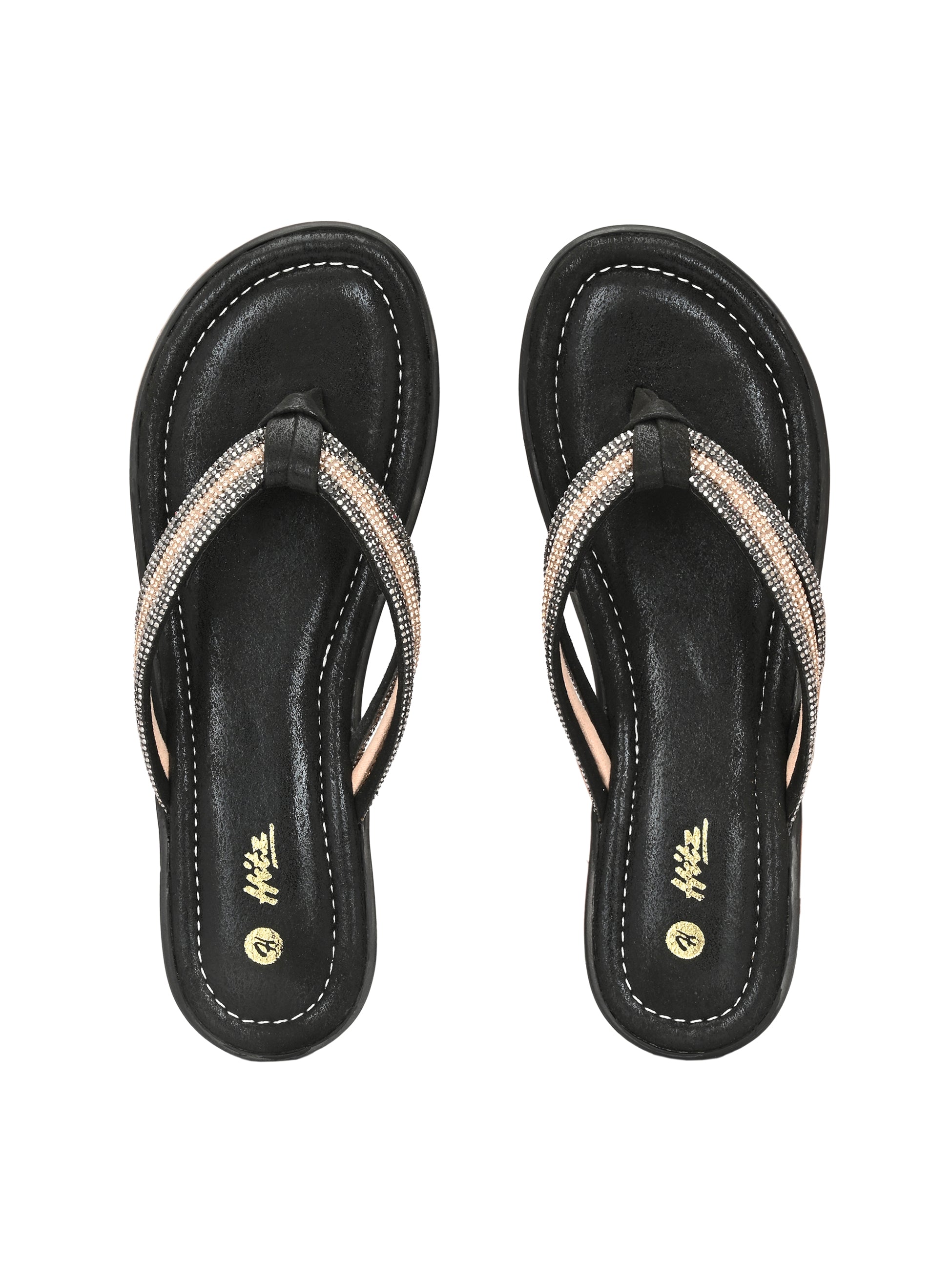 Creselle Bling Wedge Slippers