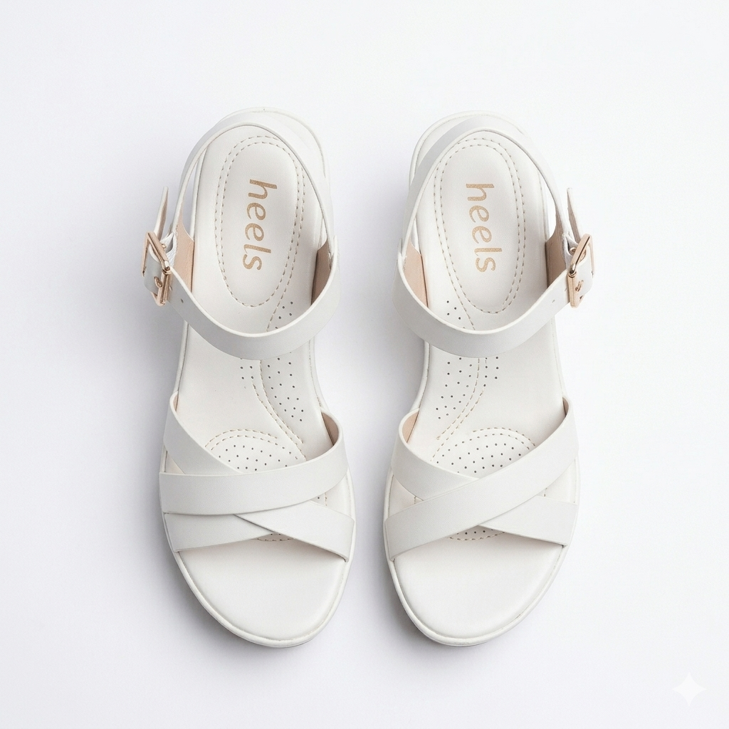 Tory Strappy Wedge Comfort Summer Sandals - The Heels India