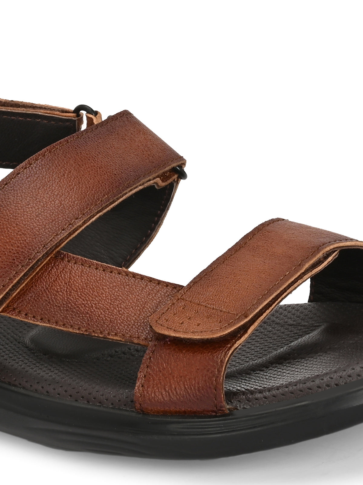 Rory Leather Velcro Sandals - The Heels India